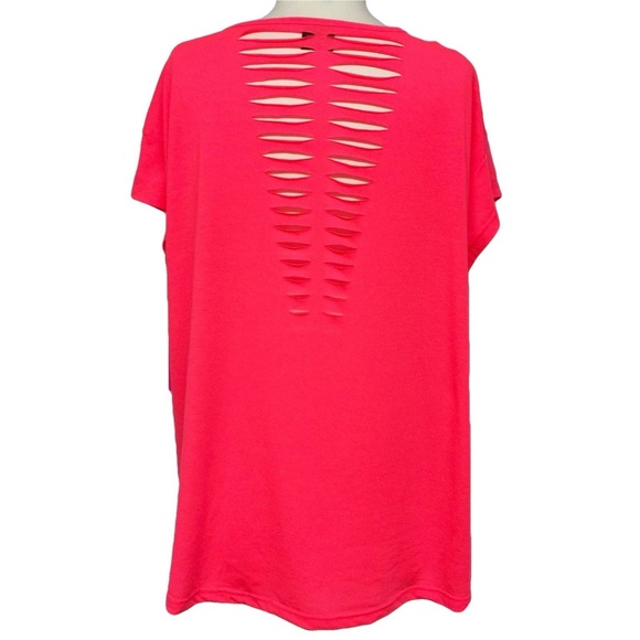 Material Girl Active No Fear in Fierce Cutout Top - Picture 3 of 6